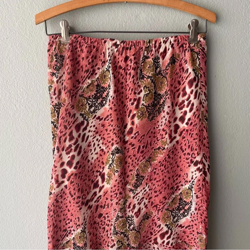 David’s Designs | 90s Y2k Sheer Mixed Print Mermaid Fairy Midi Skirt - Picture 4 of 9